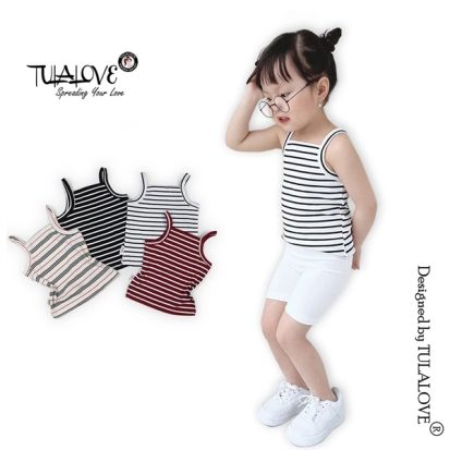 Áo 2 Dây Vải Tăm Kẻ