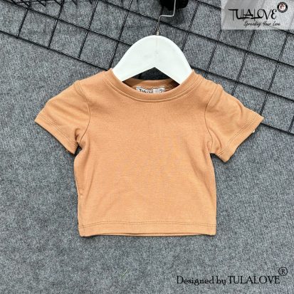Alternative view of Áo Croptop Cộc Tay Vải Zip
