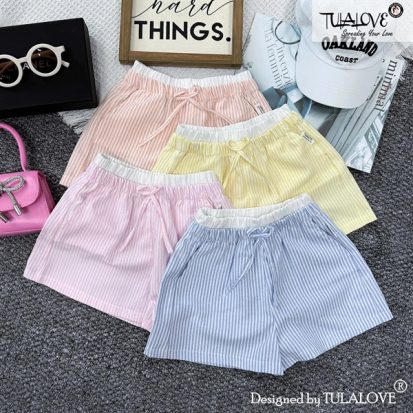 Quần Short Oxford Kẻ