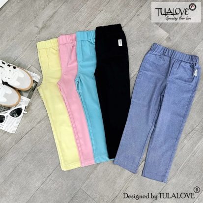 Quần Dài Bé Gái Vải Kaki