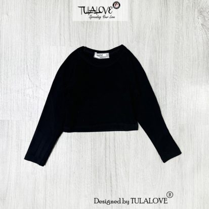 Áo Croptop Dài Tay Raglang