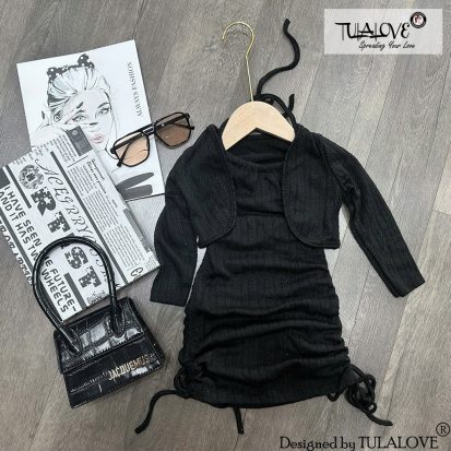 Alternative view of Set Váy Và Áo Cardigan Vải Len