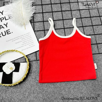 Alternative view of Áo 2 Dây Phối Lé Màu Vải Zip