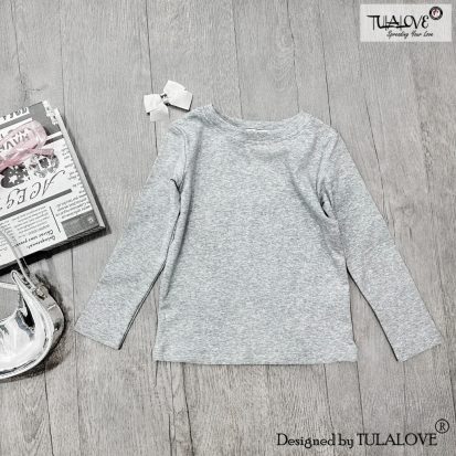 Alternative view of Áo Dài Tay Cổ Tròn Vải Zip