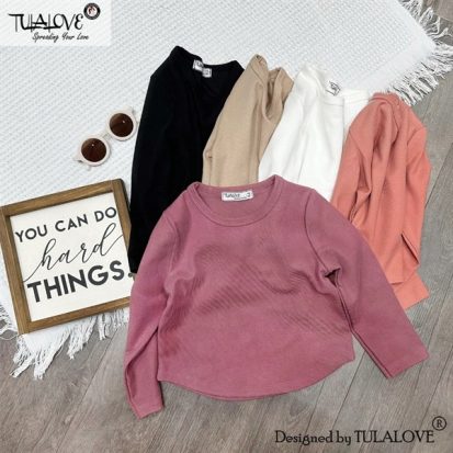 Áo Dài Tay Lượn Tôm Thun Tăm