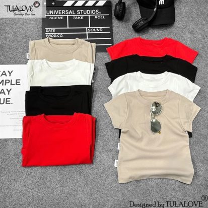 Áo Phông Basic Bé Trai Vải Zip