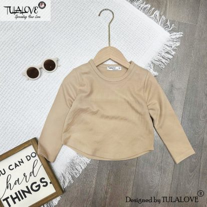 Alternative view of Áo Dài Tay Lượn Tôm Thun Tăm