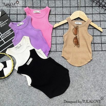 Áo Sát Nách Lượn Tôm Vải Thun Tăm