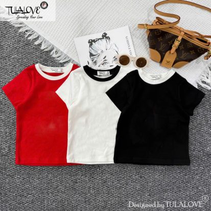 Áo Basic Lé Viền Cổ Vải Zip