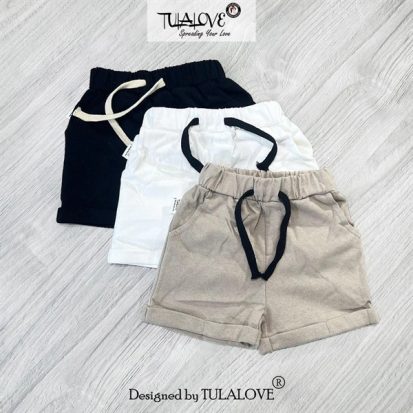 Quần Short Đùi Bé Trai Vải Cotton