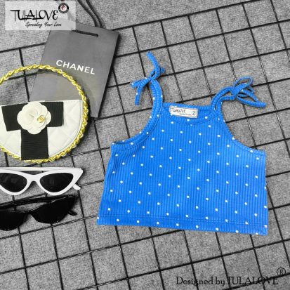 Alternative view of Áo 2 Dây Nơ Vải Thun Tăm