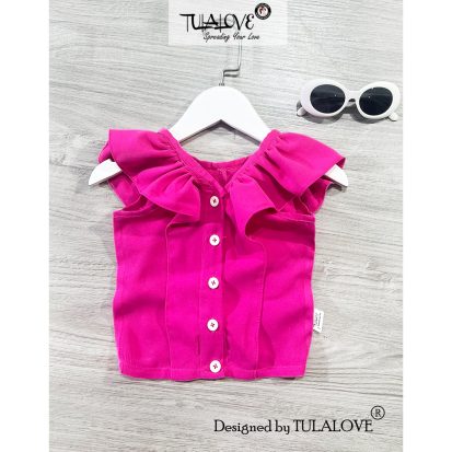 Alternative view of Áo Vai Bèo Đính Cúc