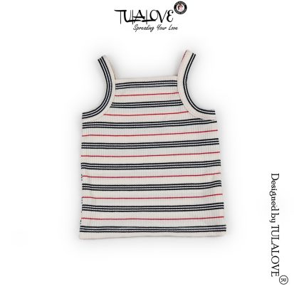 Alternative view of Áo 2 Dây Vải Tăm Kẻ