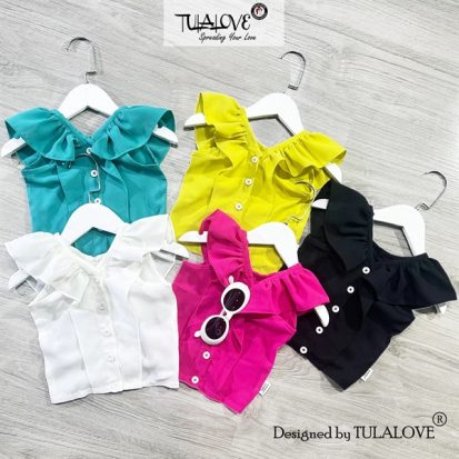 Áo Vai Bèo Đính Cúc