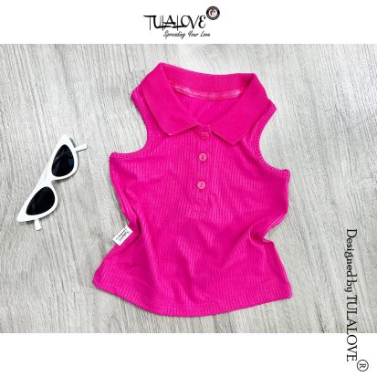 Alternative view of Áo Polo Sát Nách Vải Thun Tăm