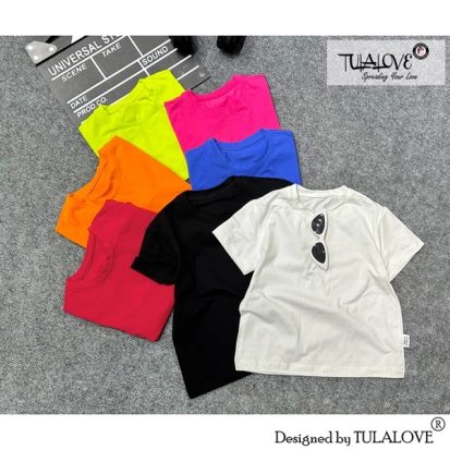 Áo Basic Cộc Tay Vải Cotton 4C