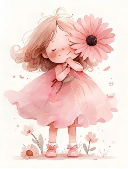 <PET> Hình In Bộ Bèo - Hoa Cúc