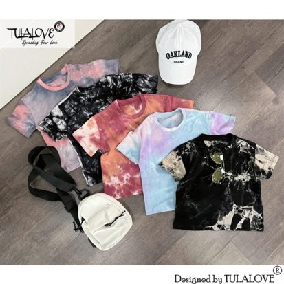 Áo Phông Loang Vải Cotton Khô