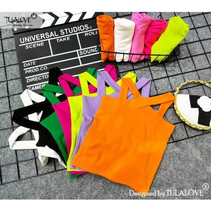 Áo 2 Dây Chéo Vải Zip